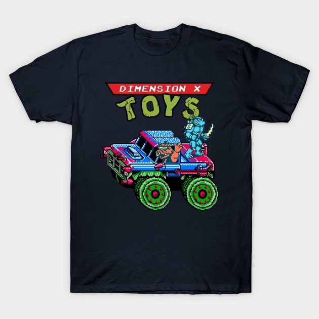 Turtle Tenderizer T-Shirt by dimensionxtoys